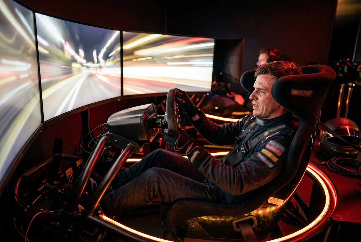 Formula racing simulator