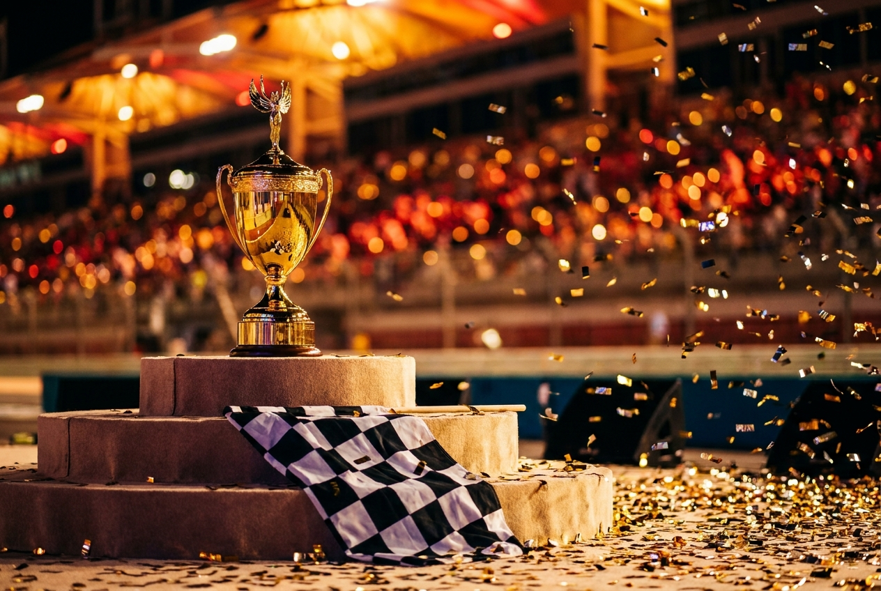 VIP race experience trophy